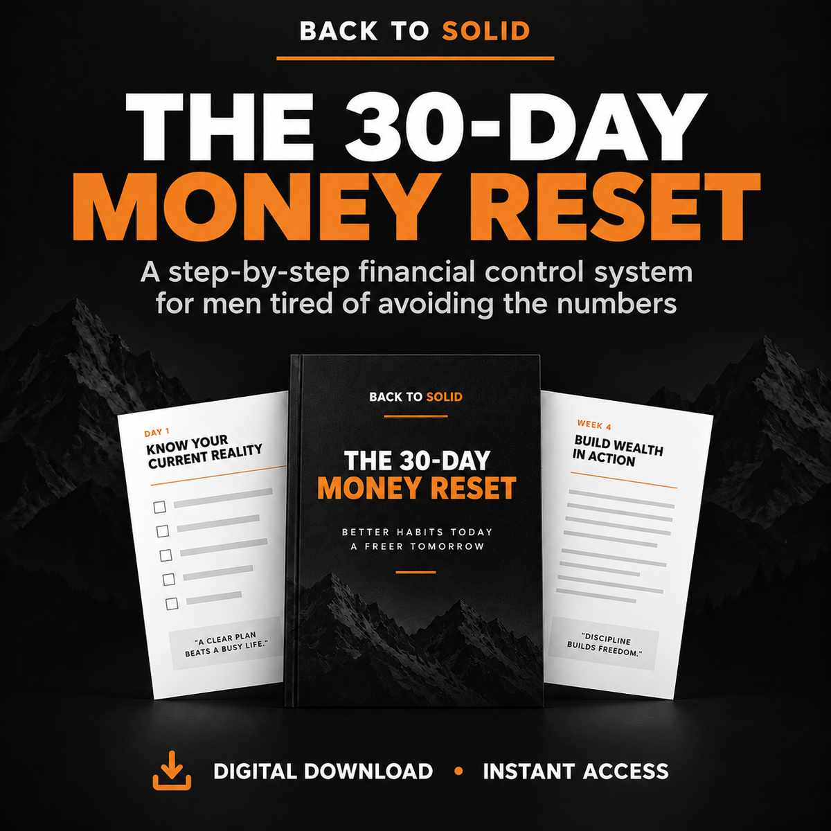 Back to Solid 30-Day Money Reset