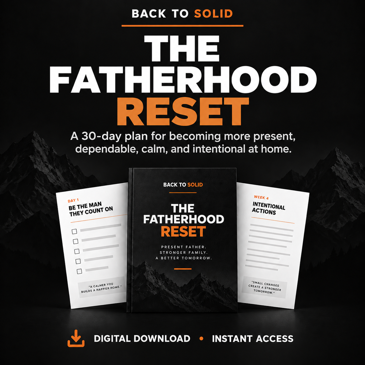 Back to Solid Fatherhood Reset