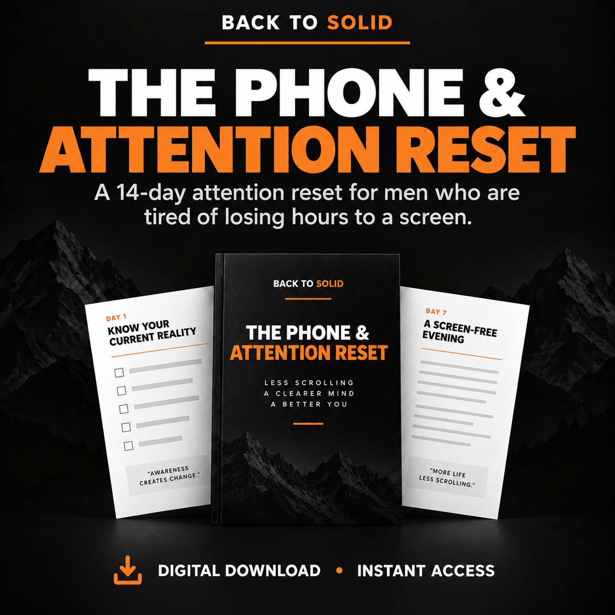Back to Solid Phone & Attention Reset