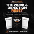 Back to Solid Work and Direction Reset